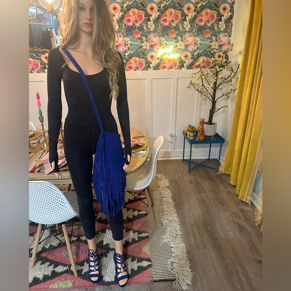 Blue Suede HOT Madden Girl Stilettos Sz 7.5 - Picture 6 of 13